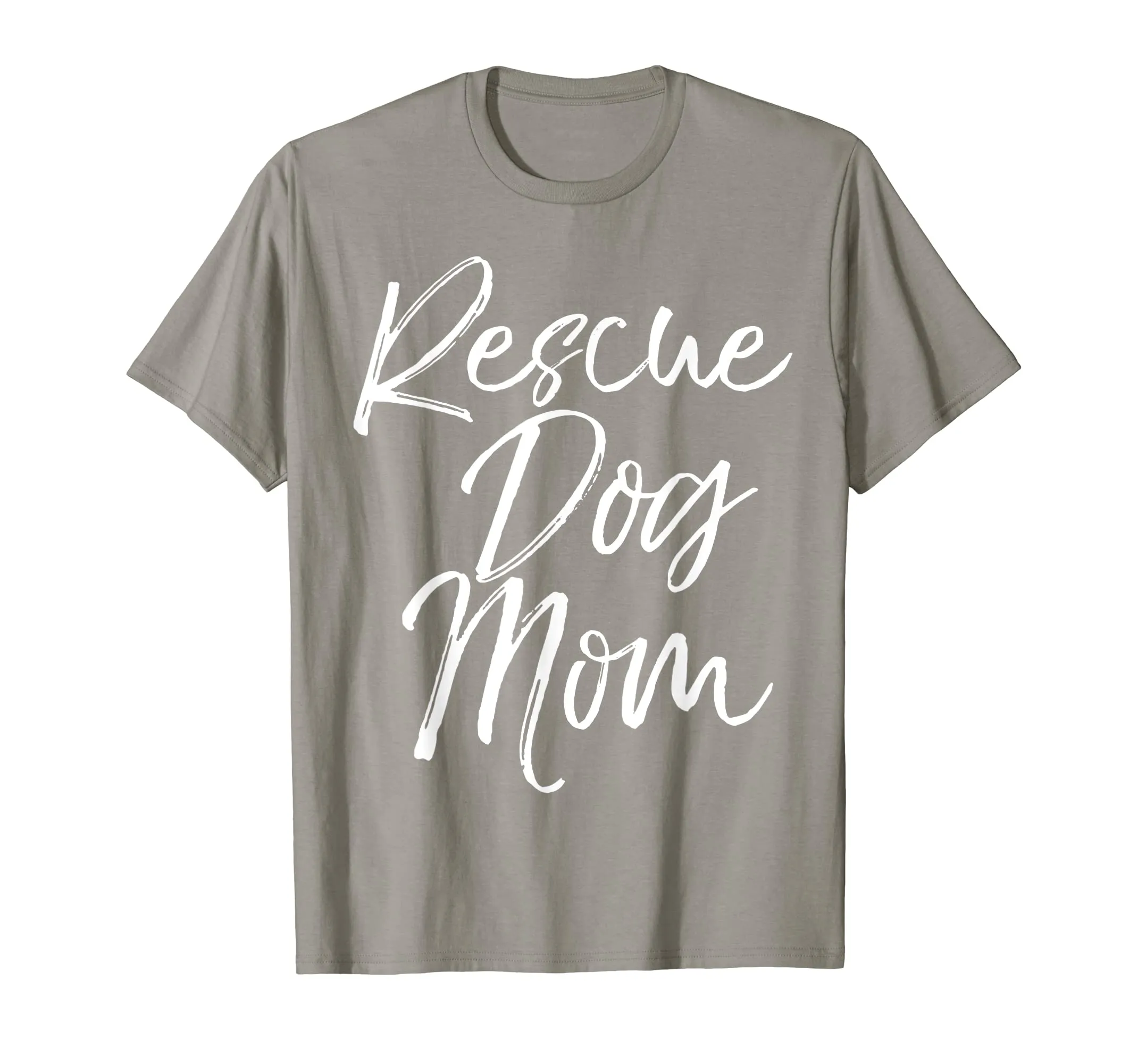 Rescue Dog Mom Shirt Fun Cute Adoption Mother Tee
