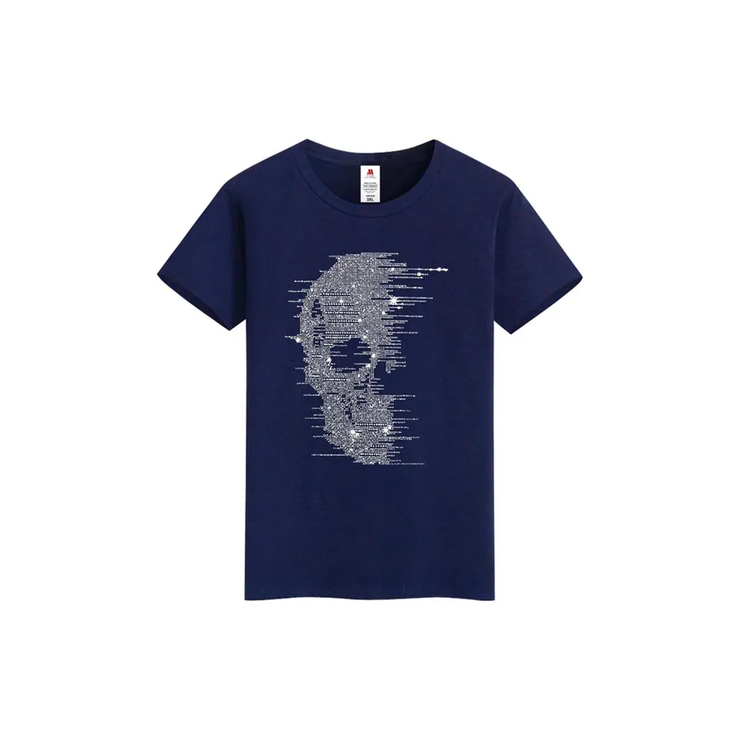 Rhinestone Bling Skull T-shirt