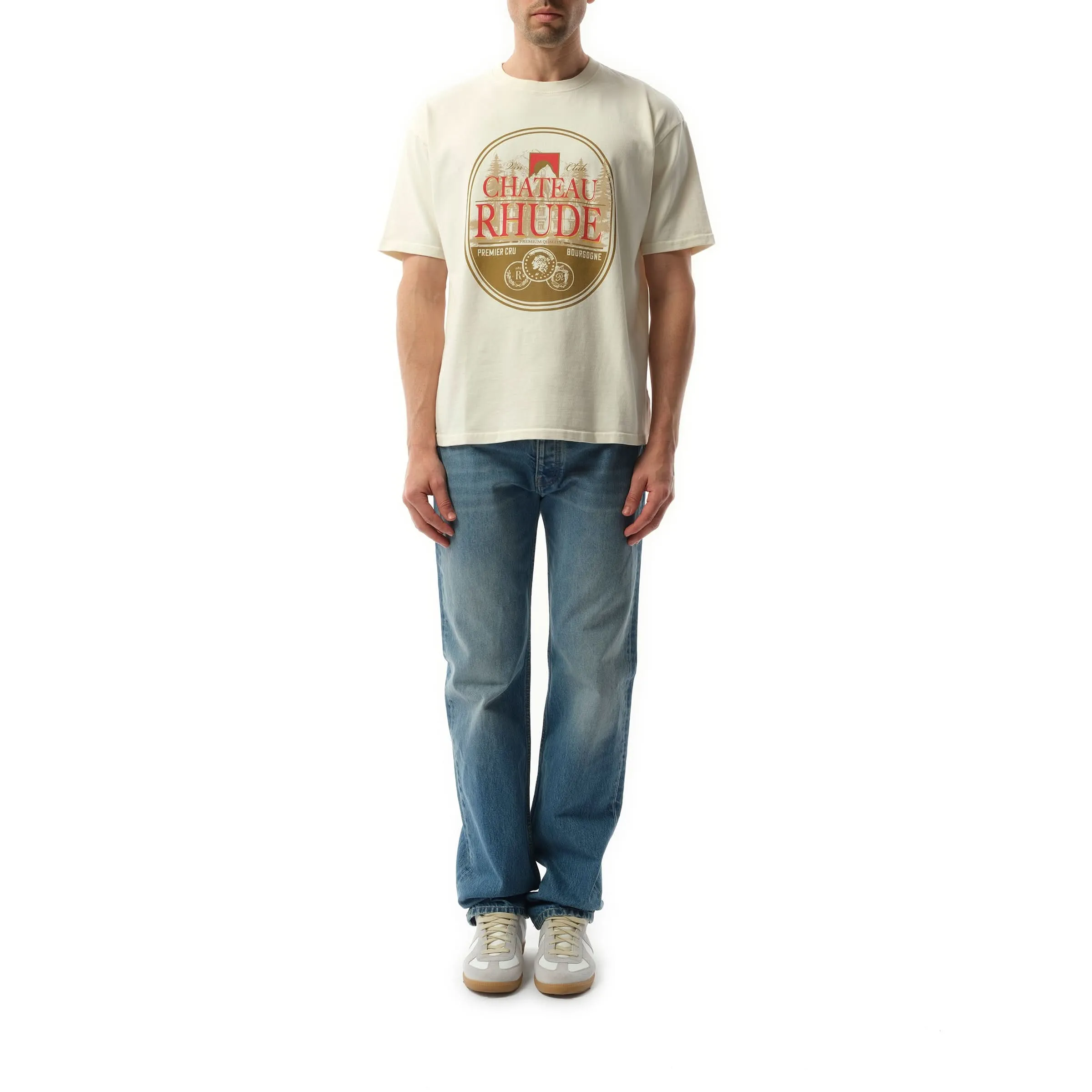 Rhude Premier T-Shirt in Vintage White