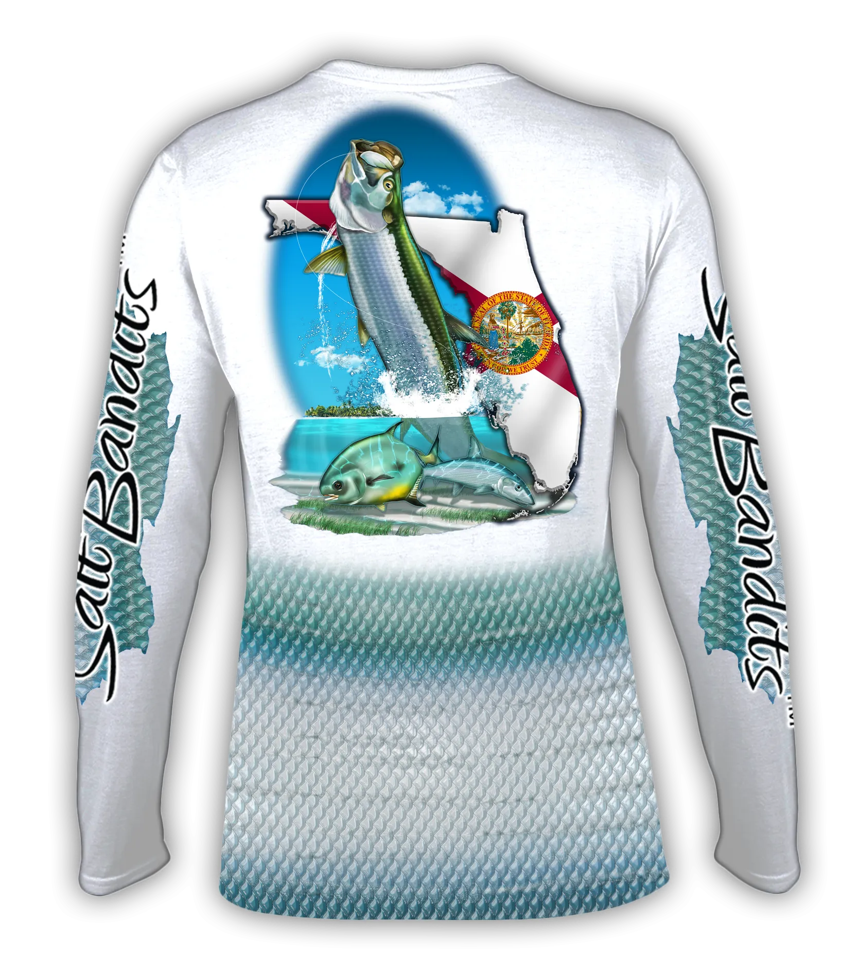 Salt Bandits™ Florida Slam Performance Long Sleeve T-shirt