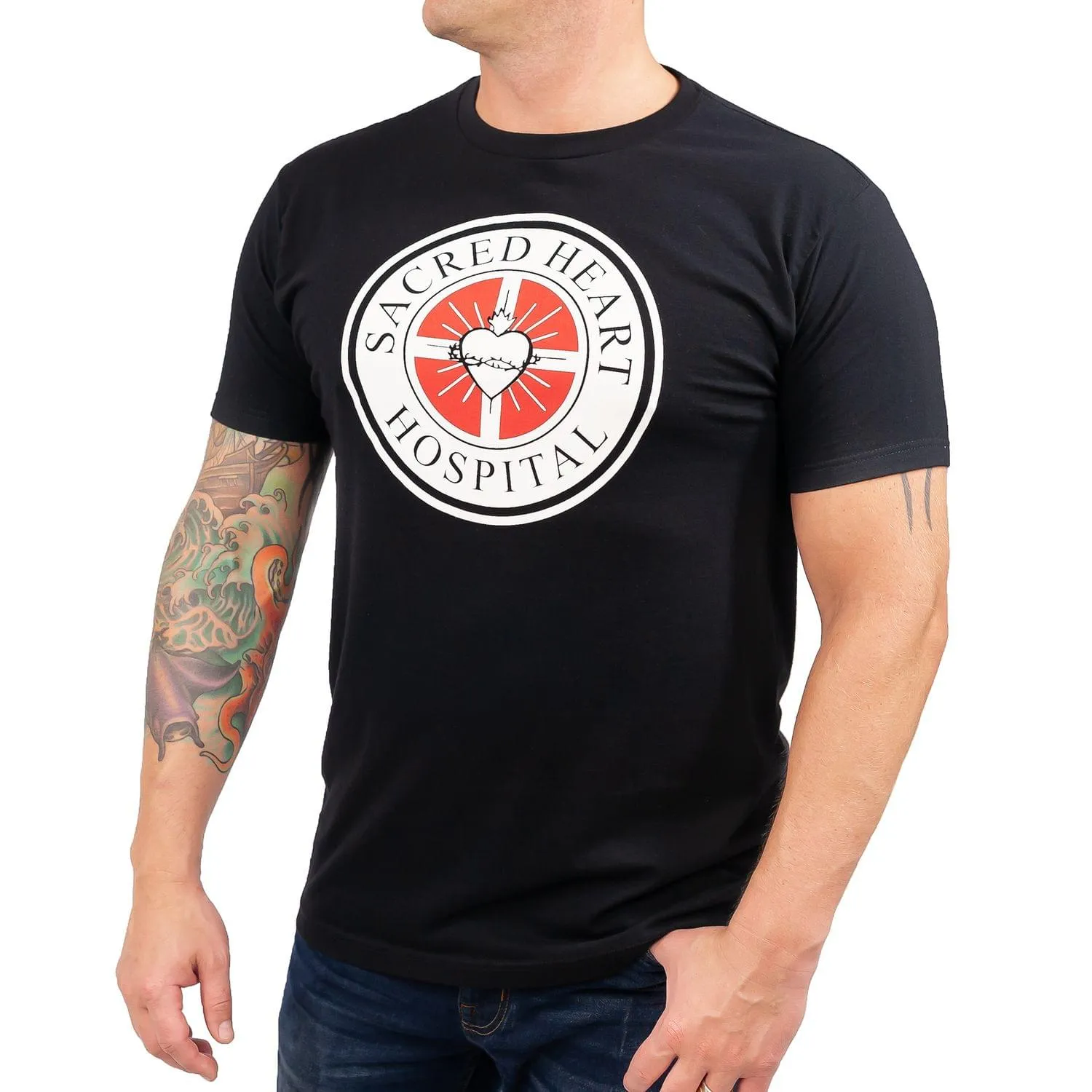 Scrubs "Sacred Heart Hospital" Men's Black T-Shirt