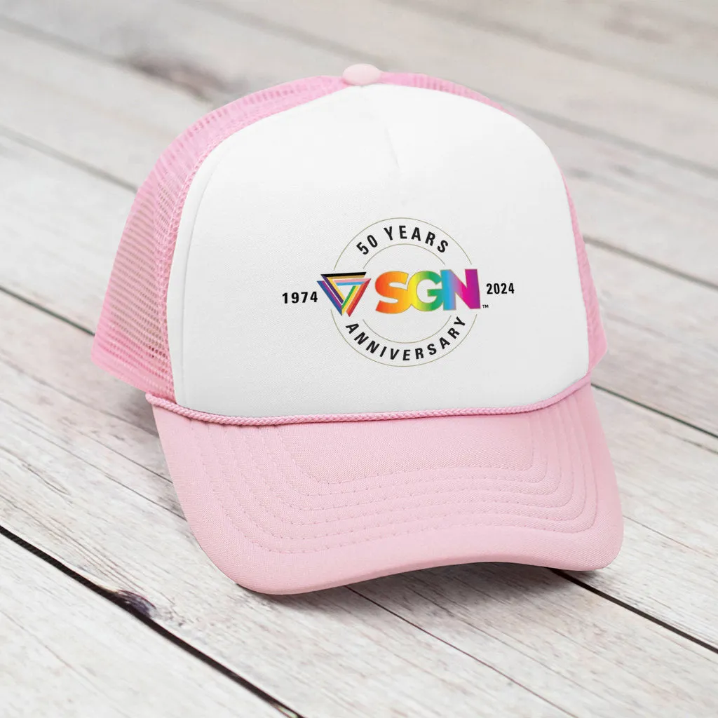 Seattle Gay News - 50th Anniversary Limited Edition - Snap Back SGN Trucker Hat