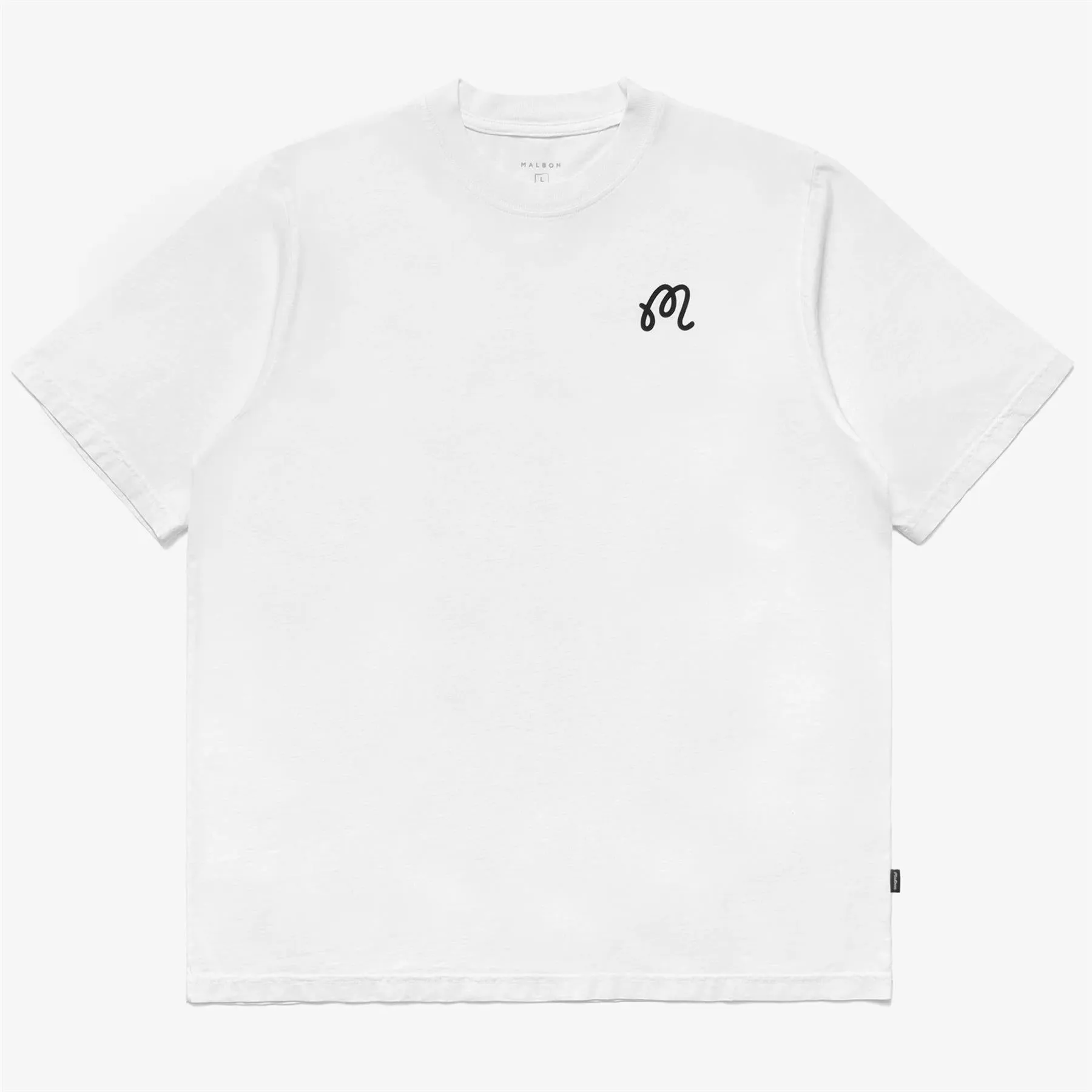 Snowman Buckets Tee White - W24