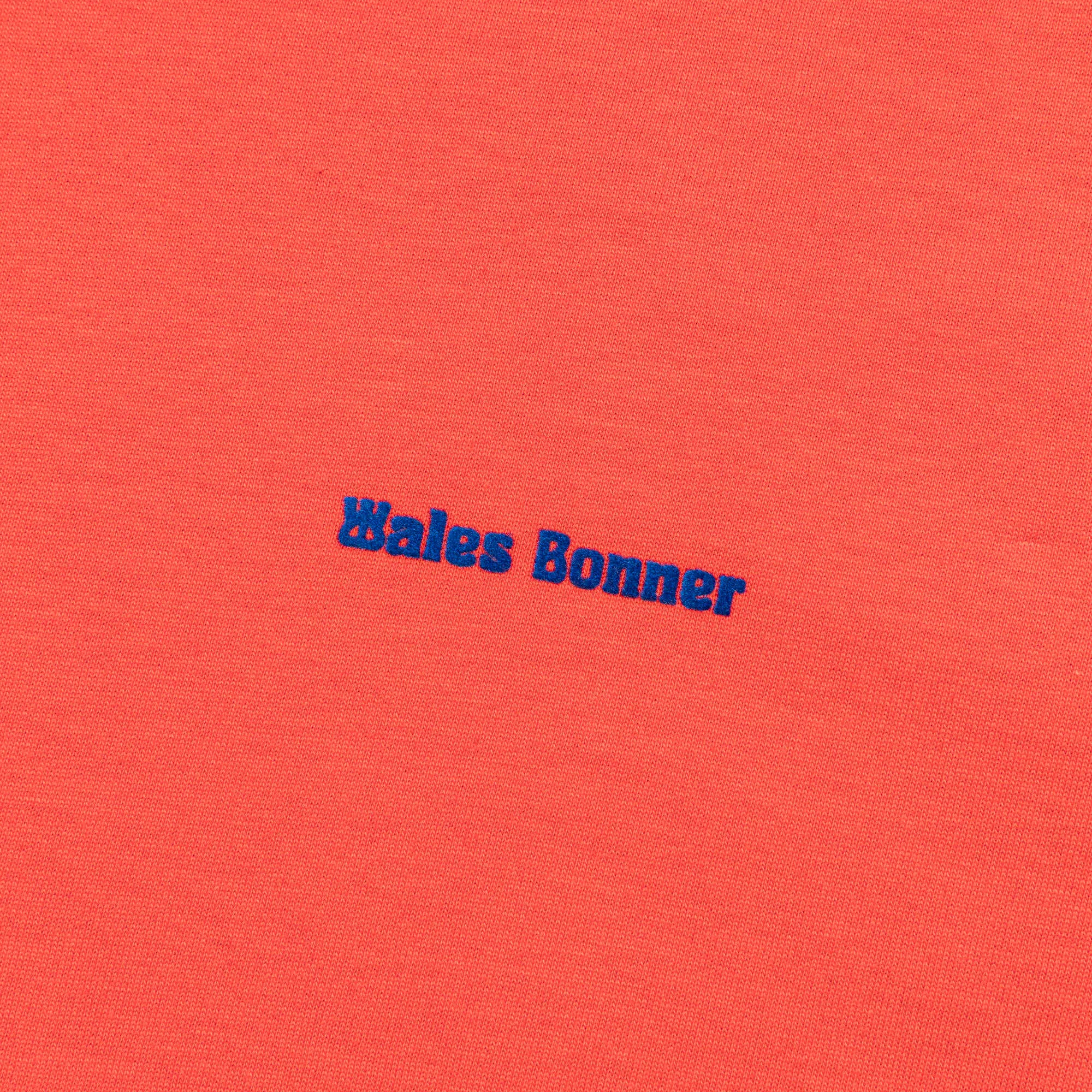 S/S Tee x Wales Bonner - Bold Orange/Royal Blue