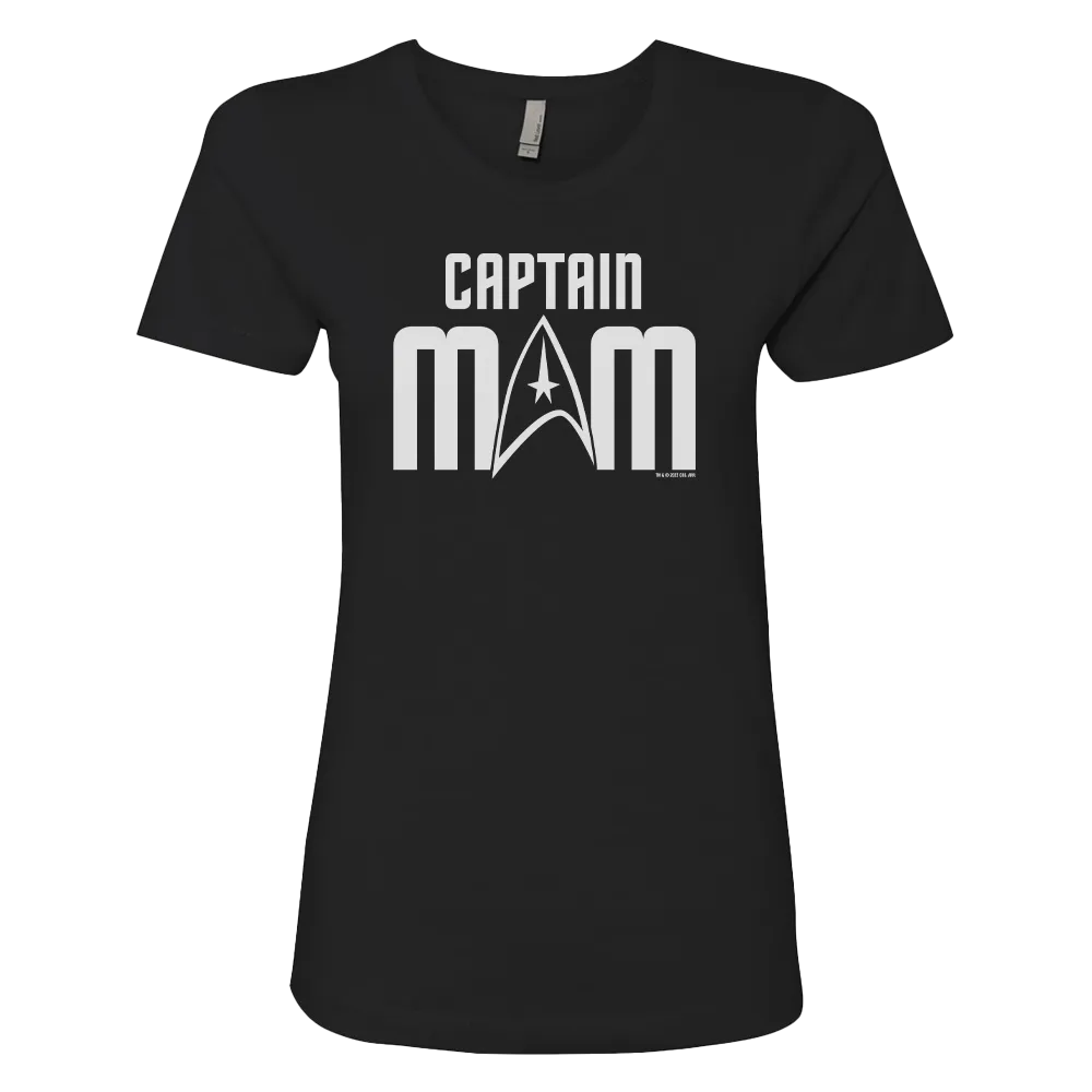 Star Trek: The Original Series Captain Mom Women's Short Sleeve T-Shirt