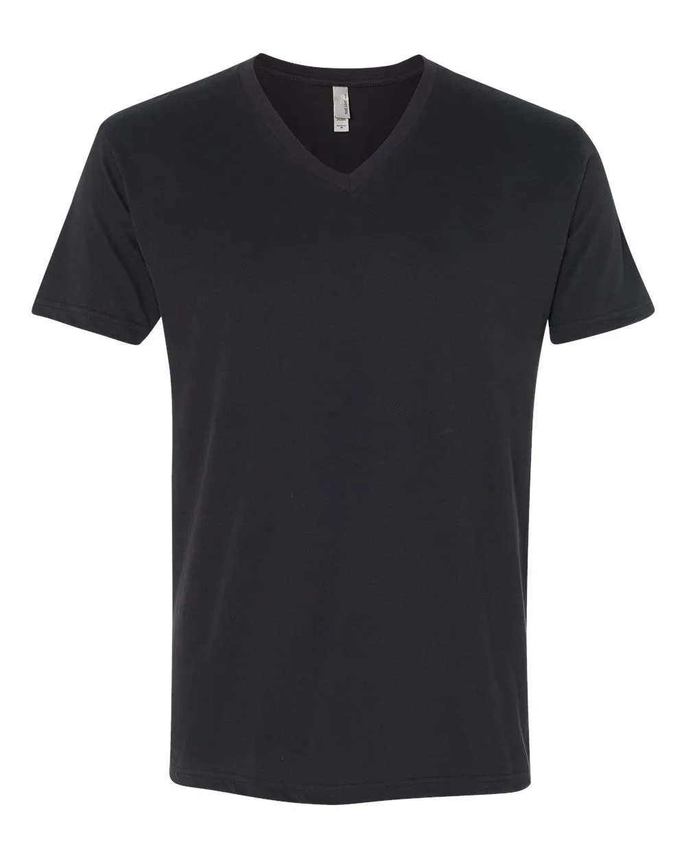 Suede Black V Neck Undershirt