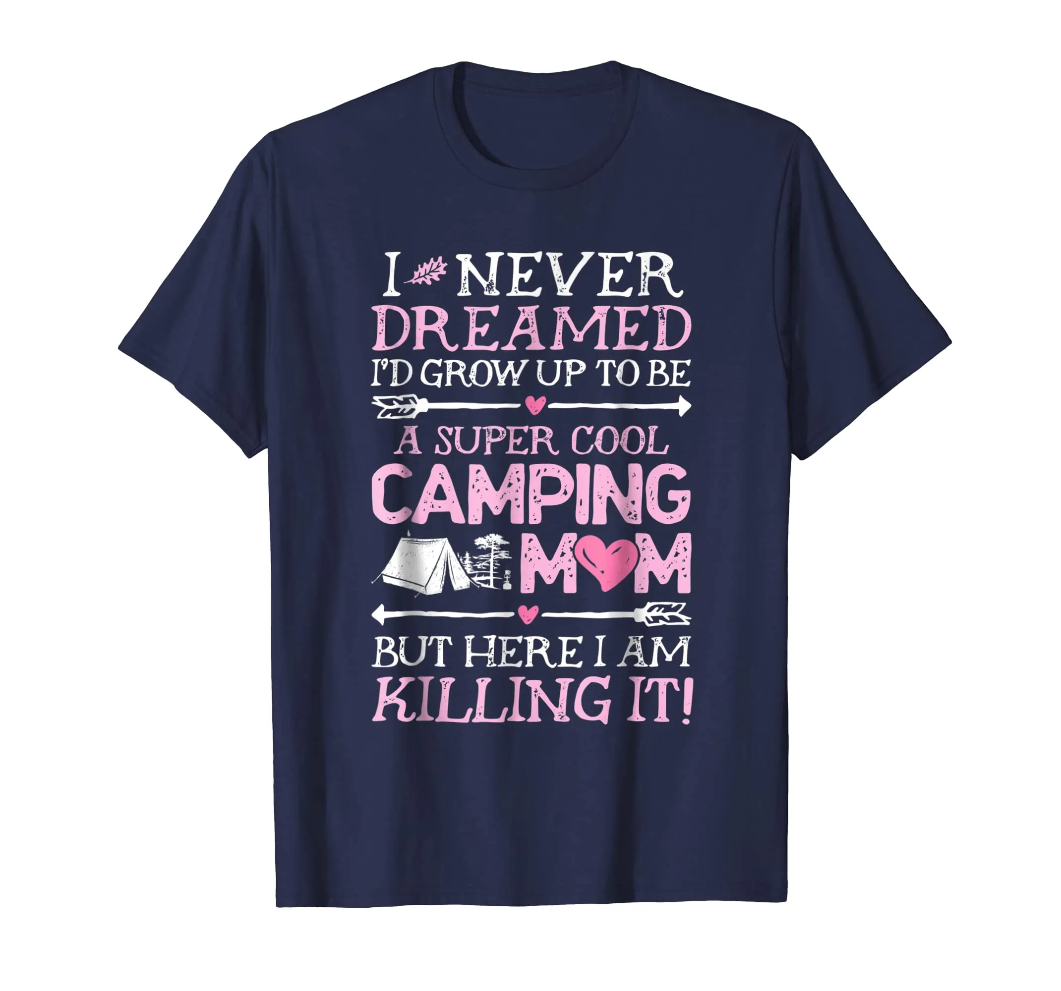 Super Cool Camping Mom T shirt Mother Funny Camper Women