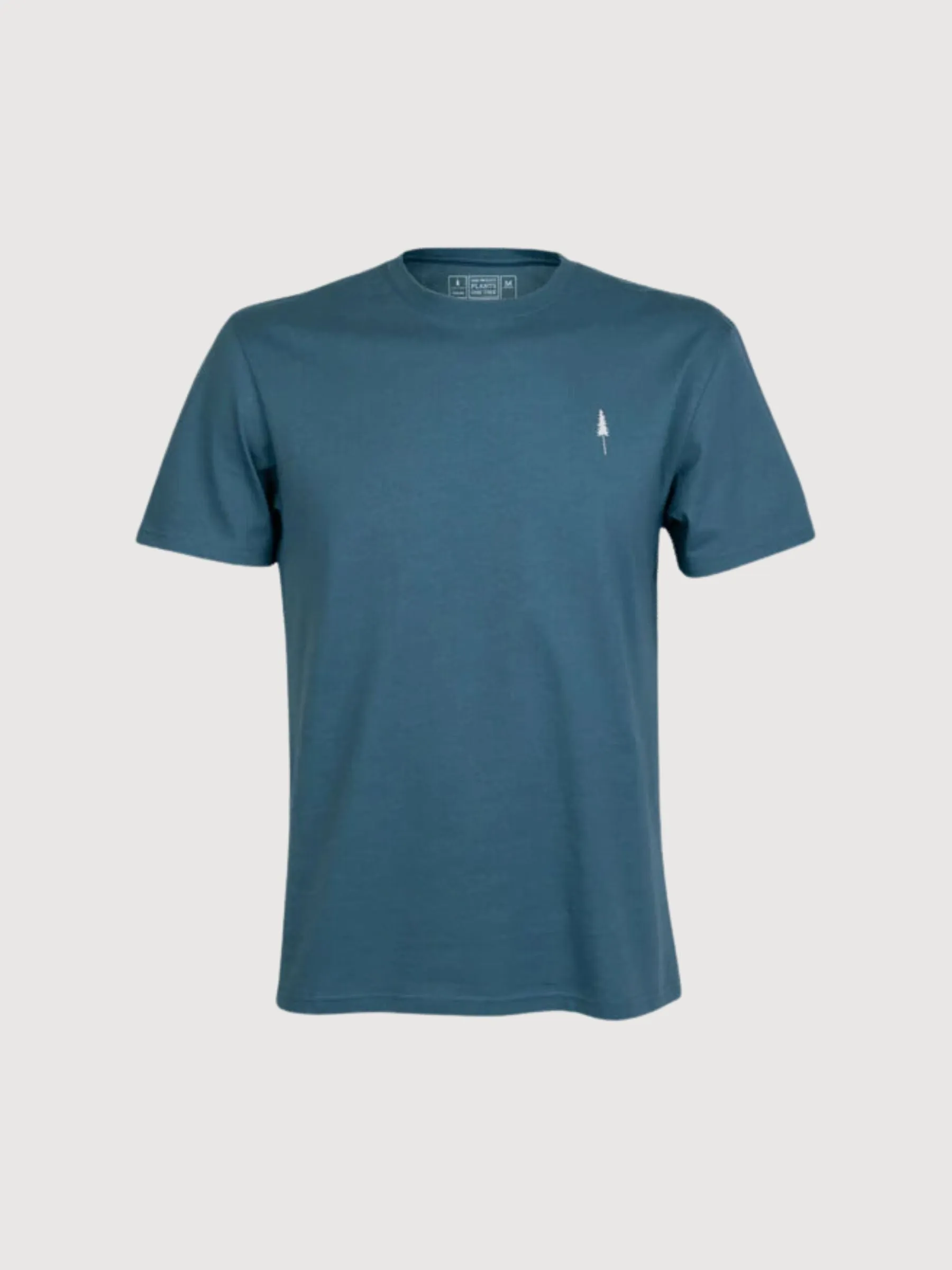 T-Shirt Tree Unisex Petrol Organic Cotton | Nikin