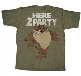 Tazmanian Devil Here 2 Party T-shirt
