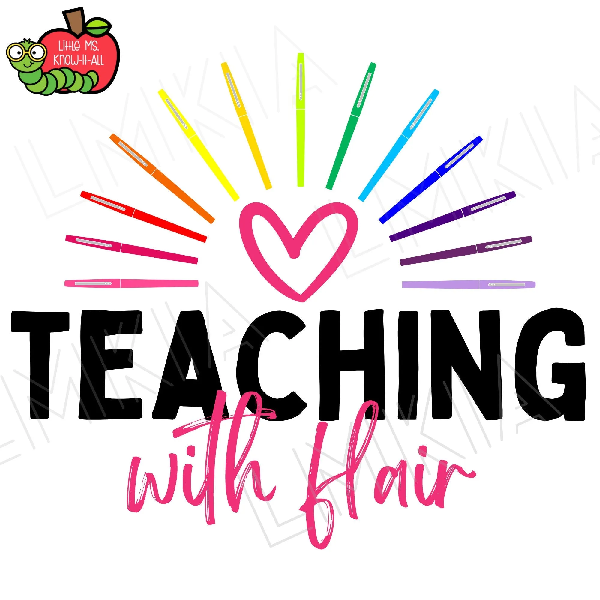 Teaching with Flair Teacher T-Shirt
