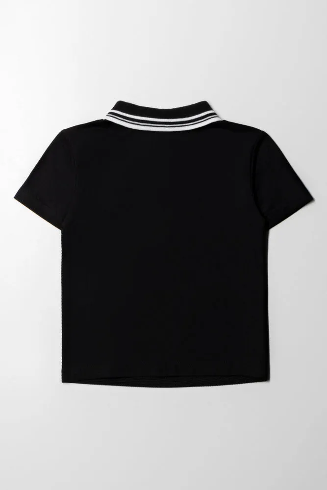 Textured Golfer Black