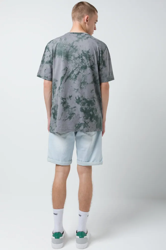 Tie Dye T-Shirt Dark Grey