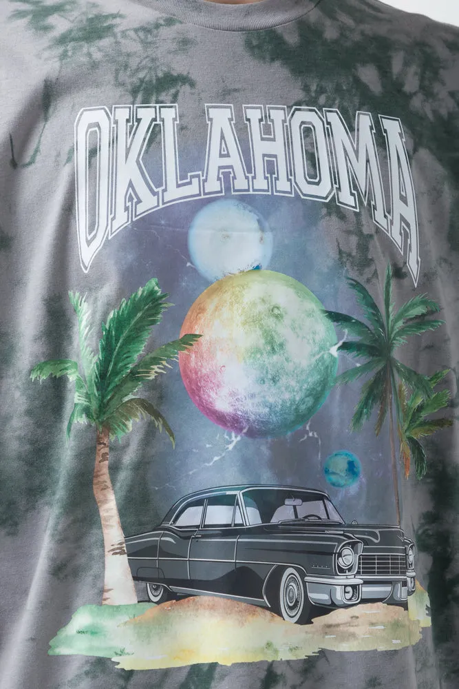 Tie Dye T-Shirt Dark Grey