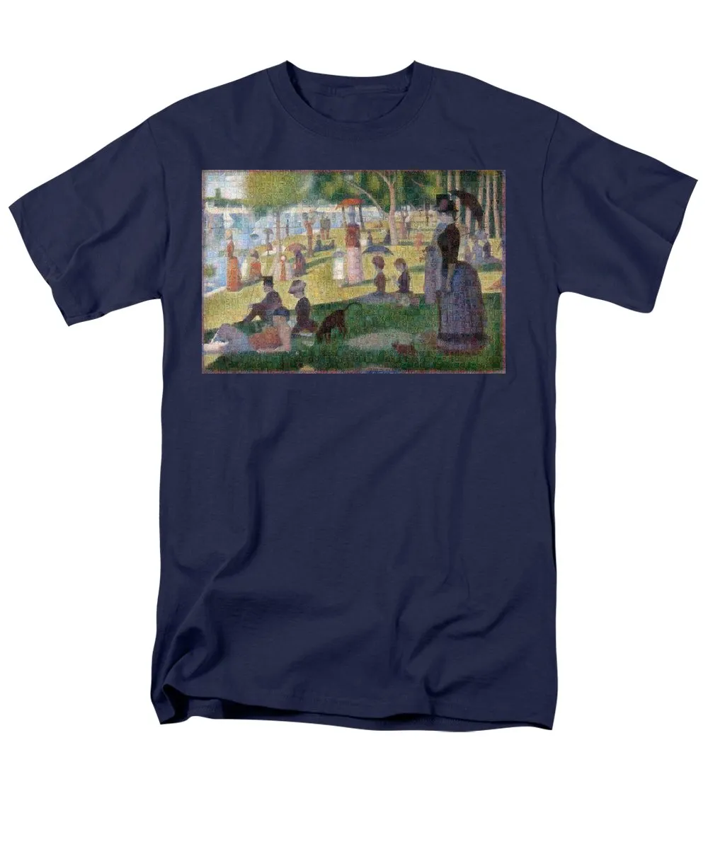 Tribute to Seurat - Men's T-Shirt  (Regular Fit)