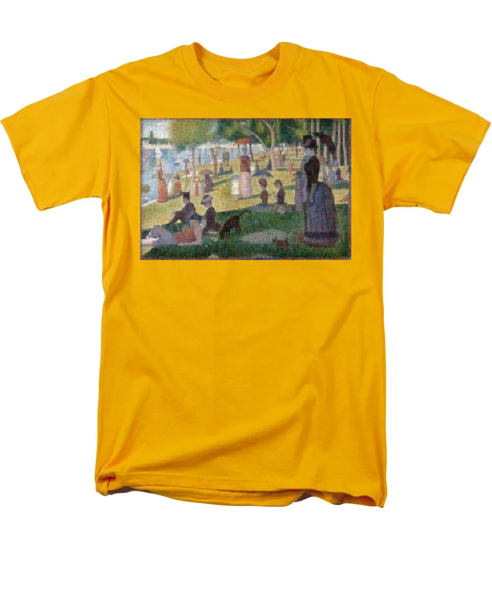 Tribute to Seurat - Men's T-Shirt  (Regular Fit)