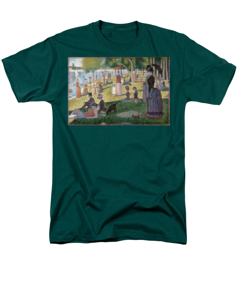 Tribute to Seurat - Men's T-Shirt  (Regular Fit)