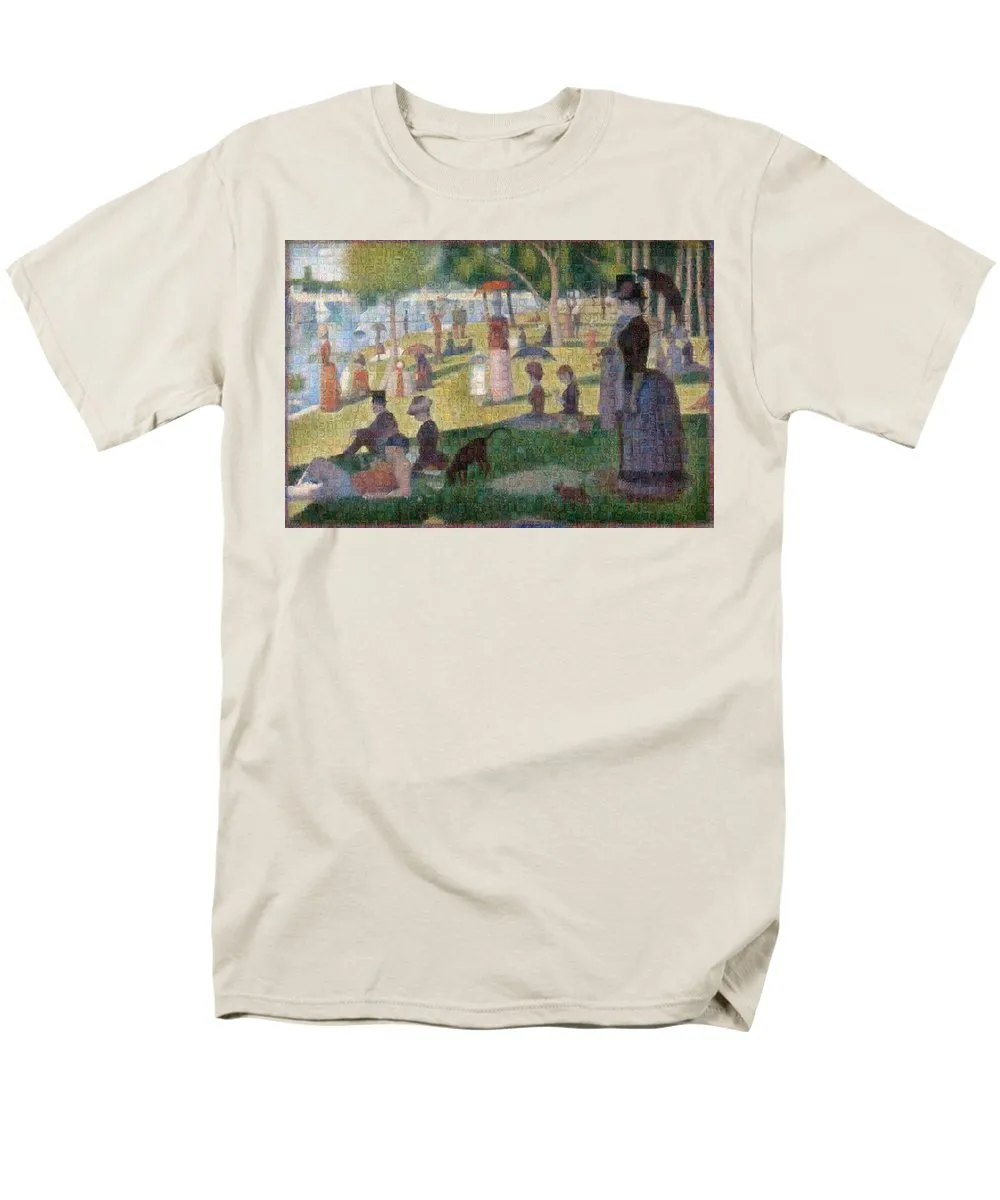 Tribute to Seurat - Men's T-Shirt  (Regular Fit)