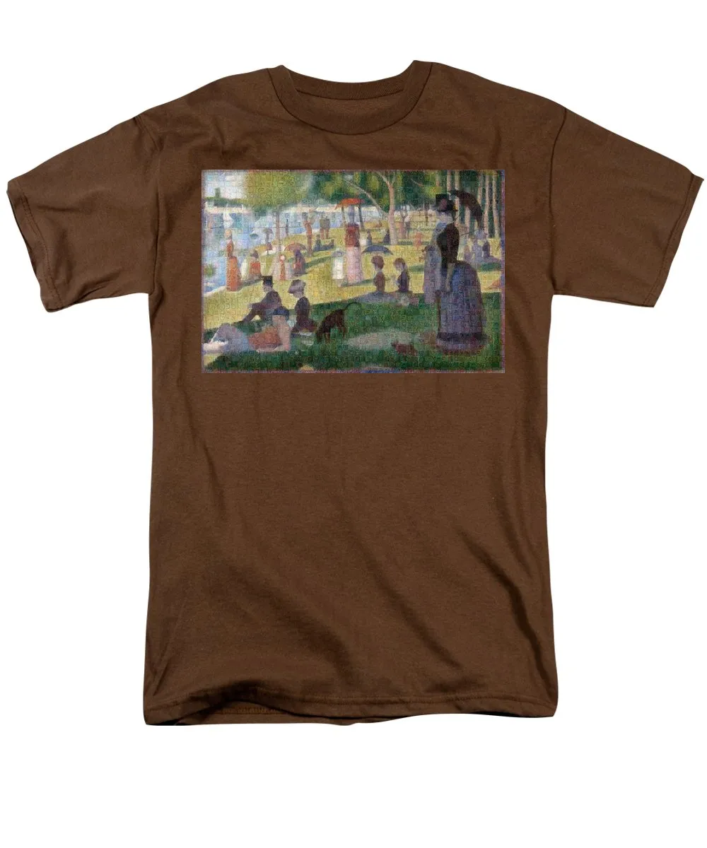 Tribute to Seurat - Men's T-Shirt  (Regular Fit)