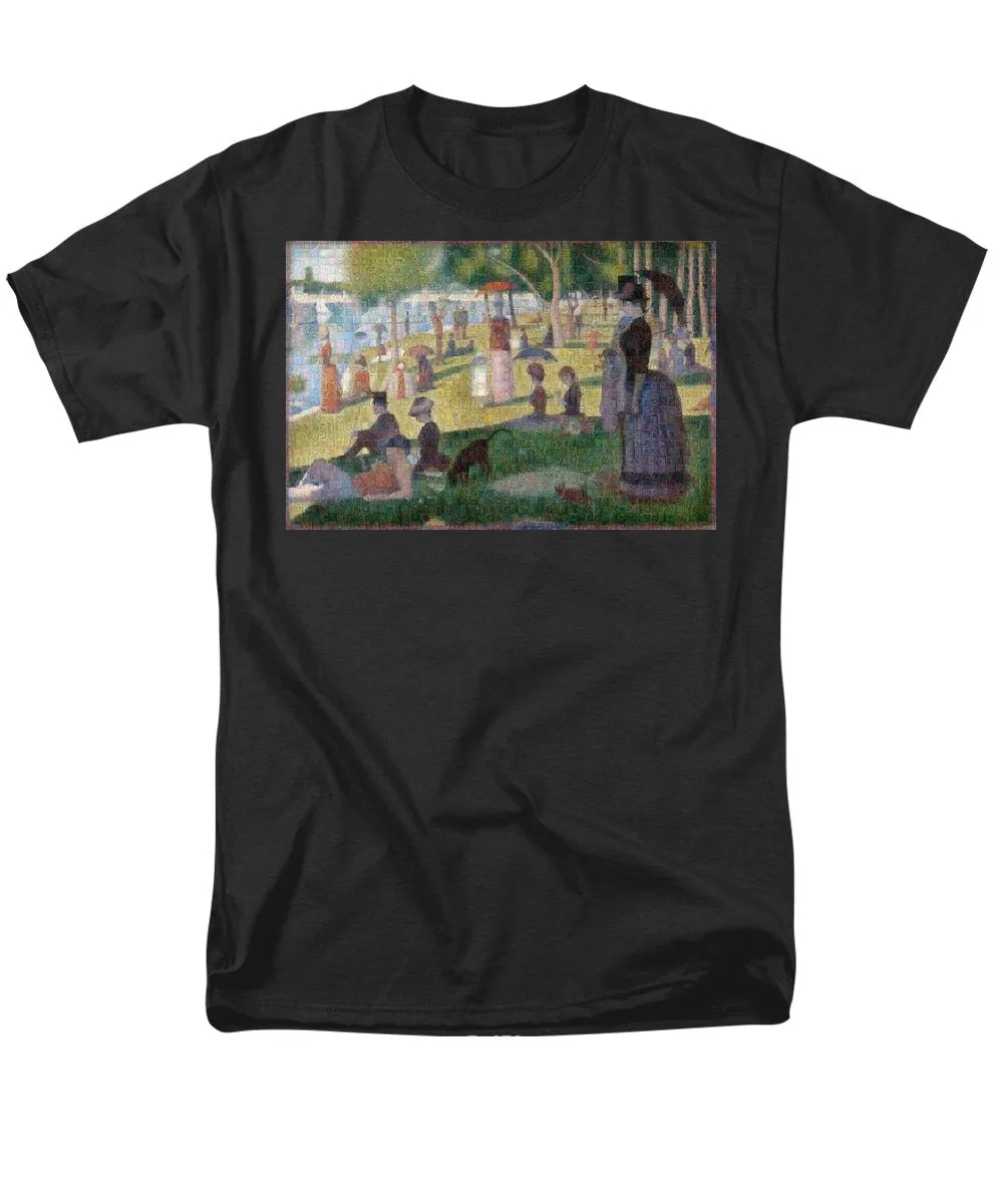 Tribute to Seurat - Men's T-Shirt  (Regular Fit)