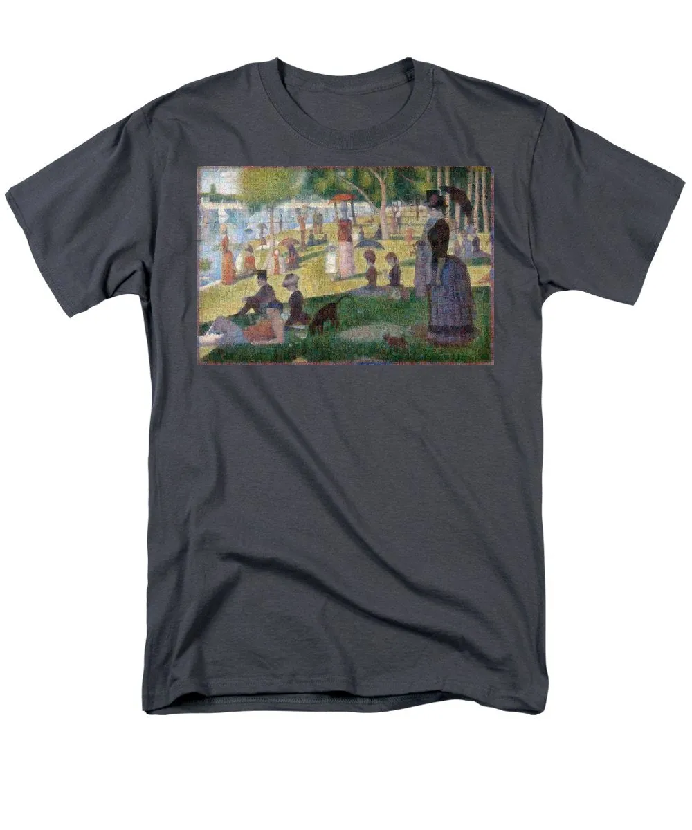 Tribute to Seurat - Men's T-Shirt  (Regular Fit)