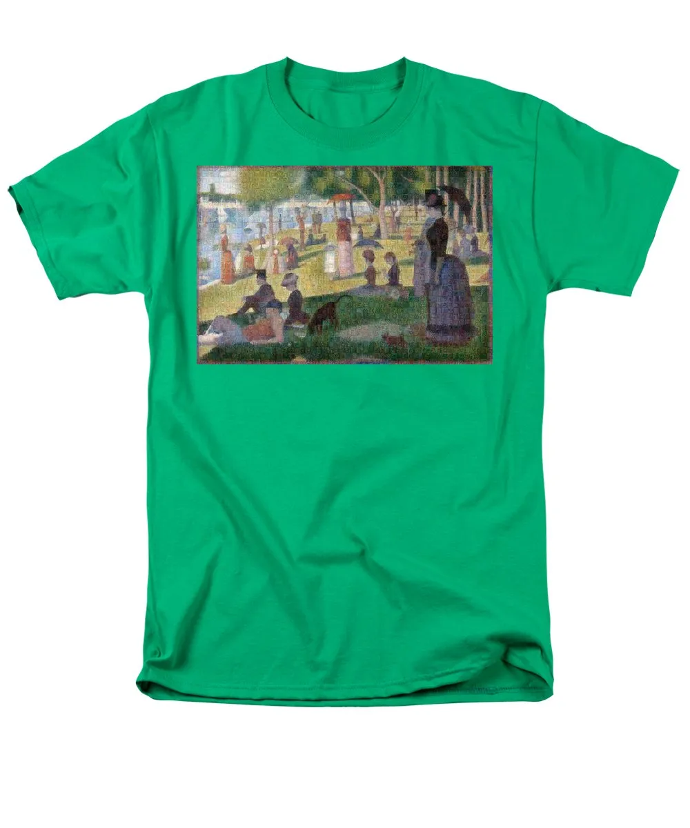 Tribute to Seurat - Men's T-Shirt  (Regular Fit)
