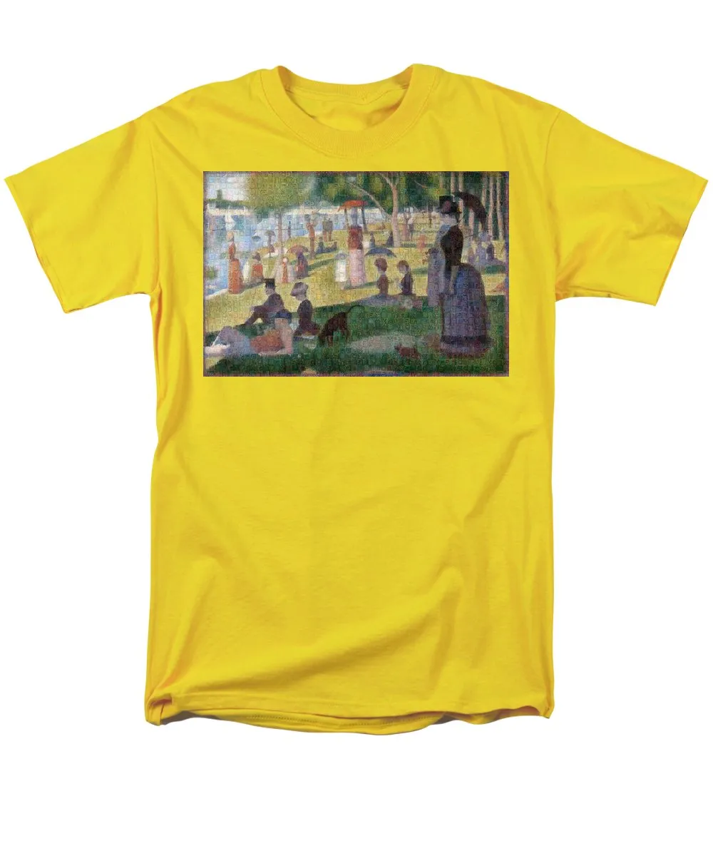 Tribute to Seurat - Men's T-Shirt  (Regular Fit)