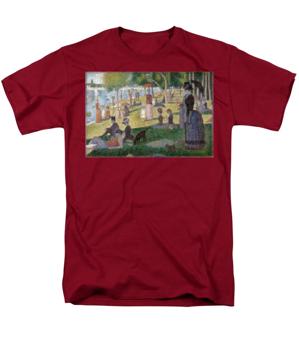 Tribute to Seurat - Men's T-Shirt  (Regular Fit)