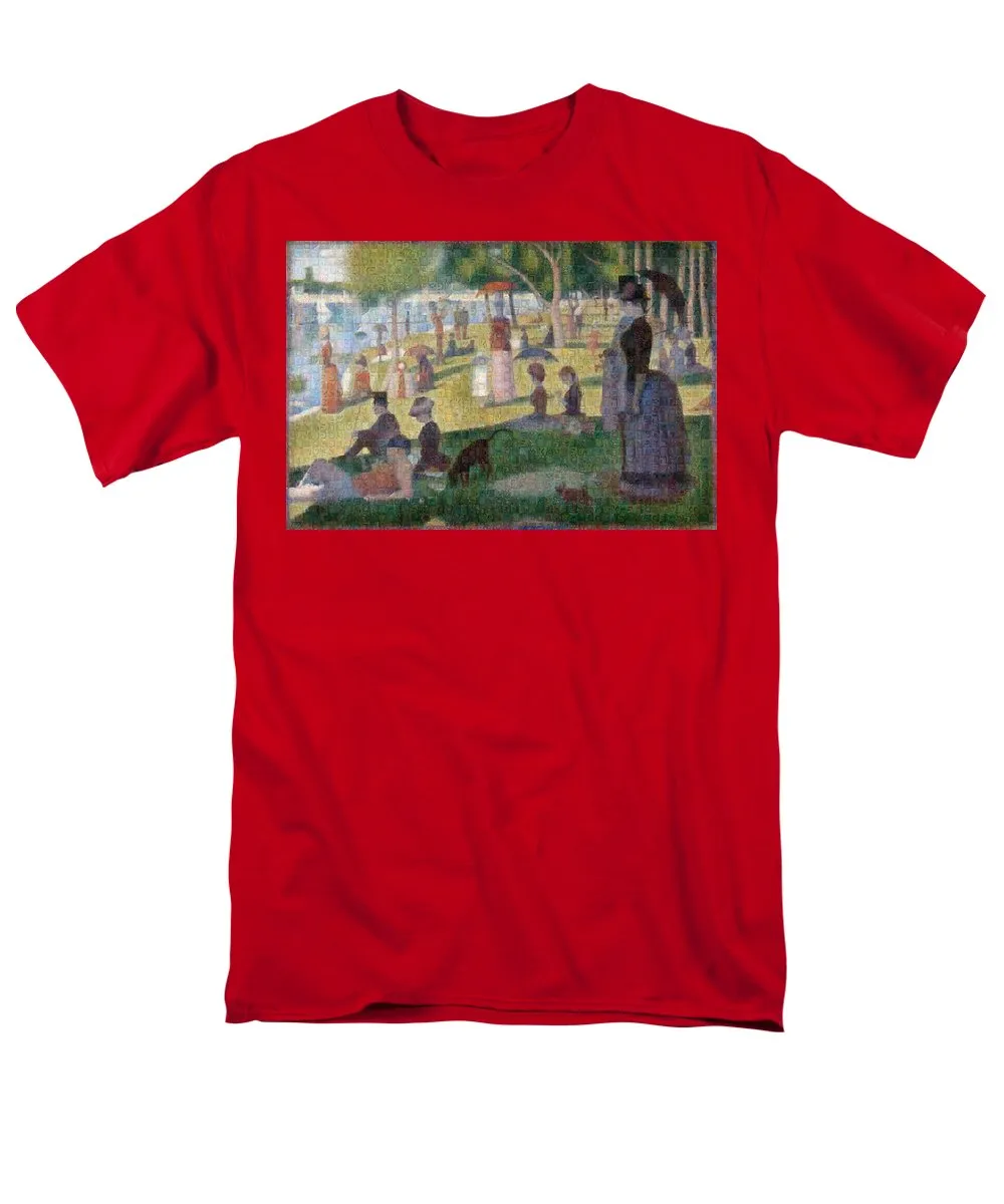 Tribute to Seurat - Men's T-Shirt  (Regular Fit)