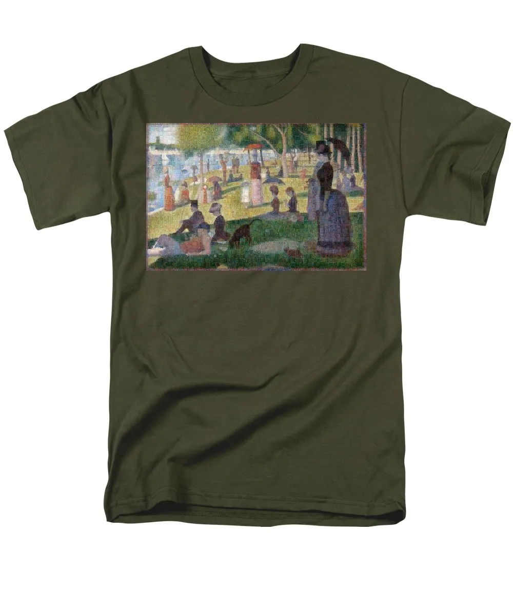Tribute to Seurat - Men's T-Shirt  (Regular Fit)