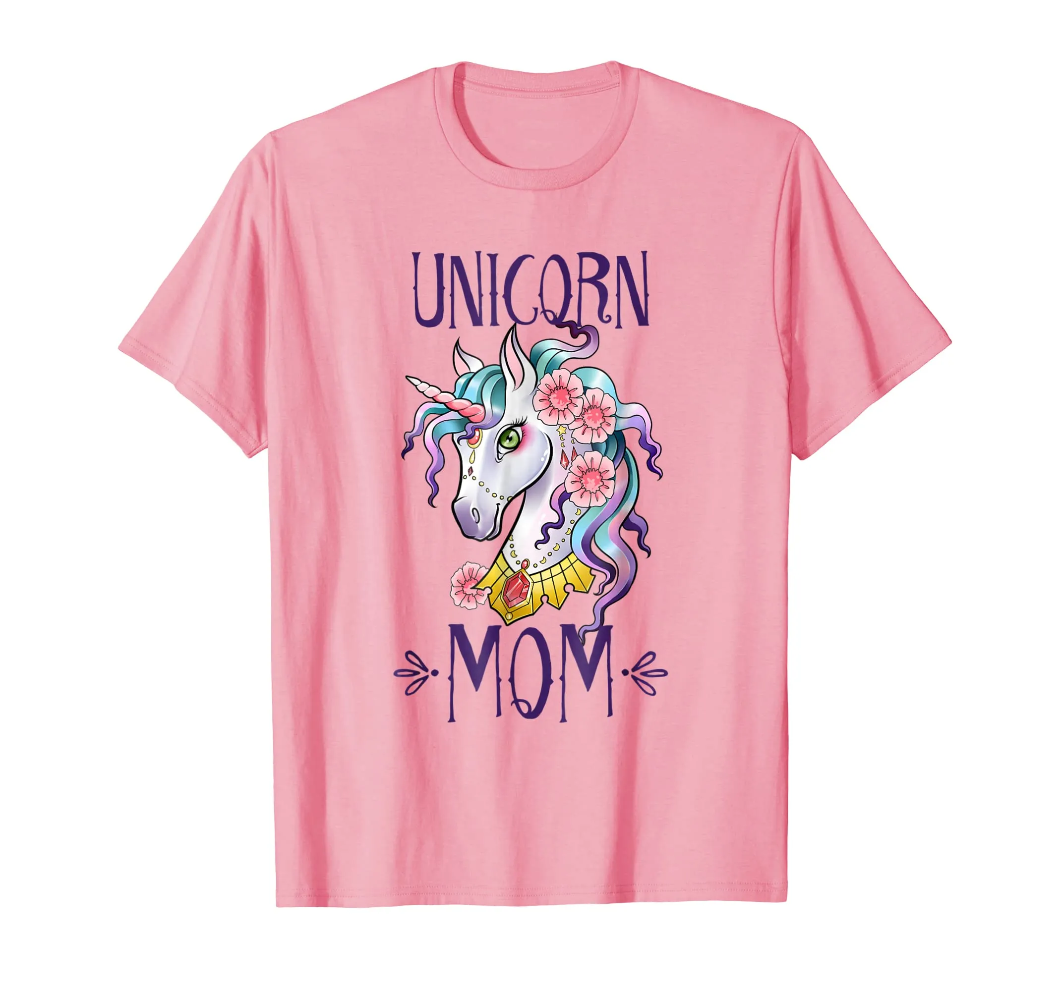 Unicorn Mom - Unicorns Mama Theme Birthday Mother T Shirt