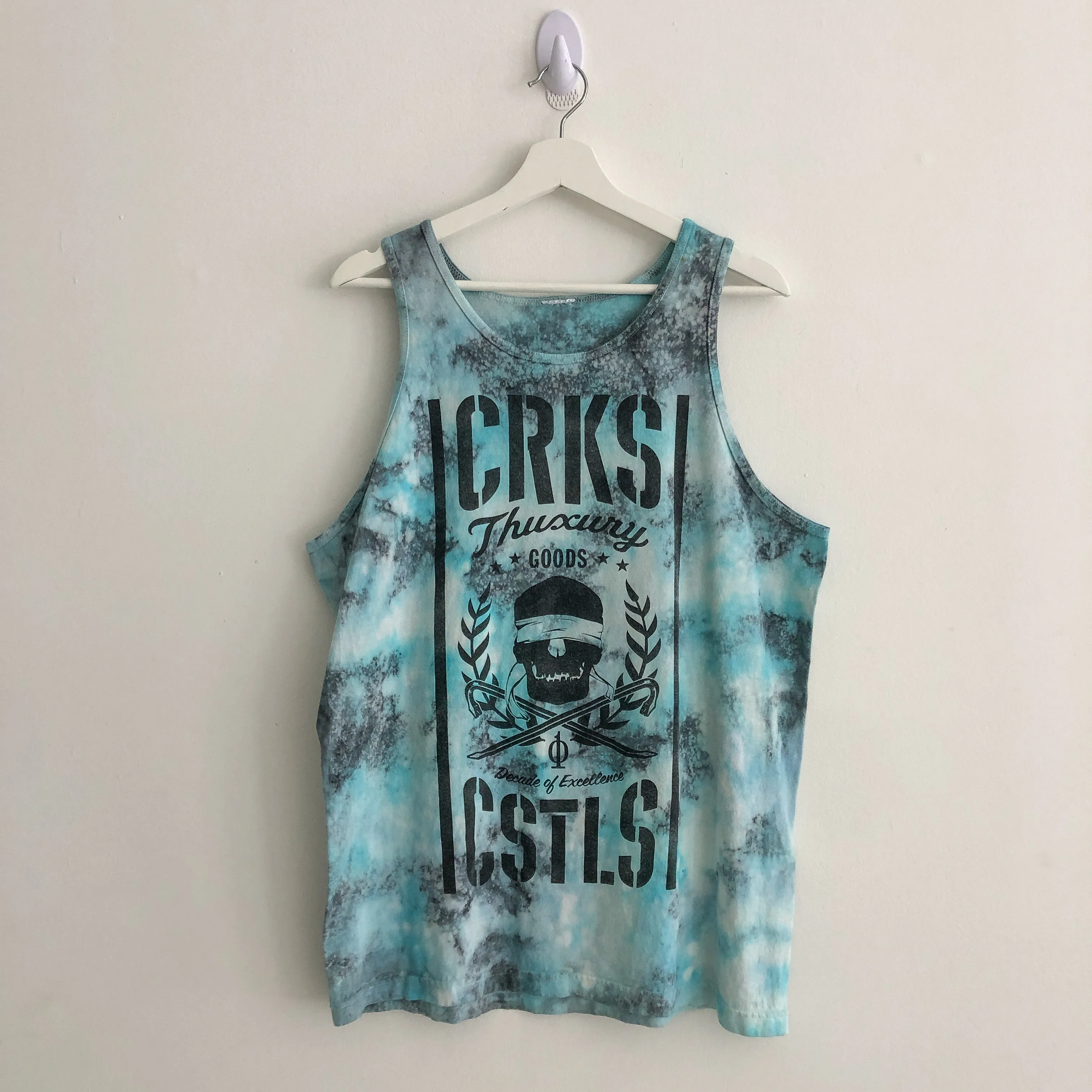 Upcycled Crks & Cstls Dyed Tank