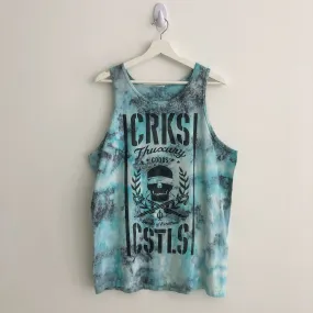 Upcycled Crks & Cstls Dyed Tank