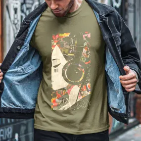 Urban Soundscape Fine Art Graphic T-Shirt