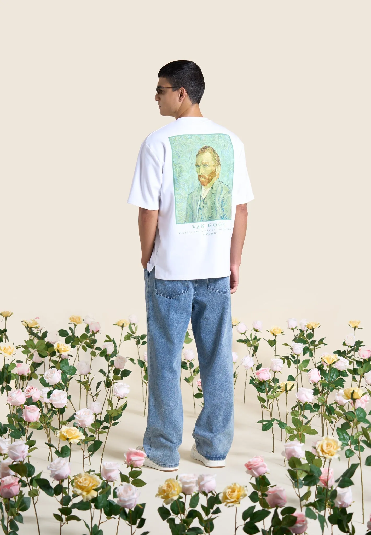 Van Gogh Self Portrait T-Shirt - White