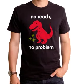 Virus No Reach Dinosaur Adult T-Shirt