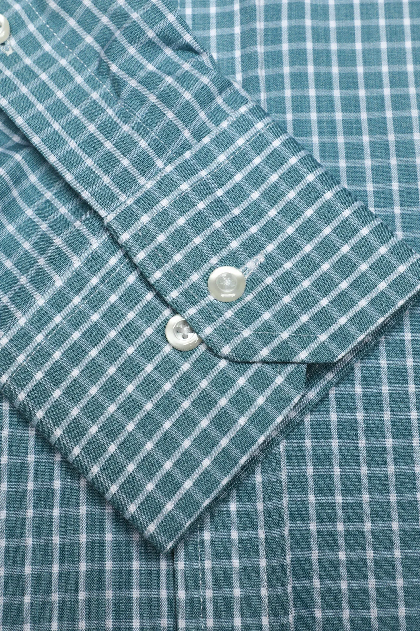 Windowpane Check Casual Shirt