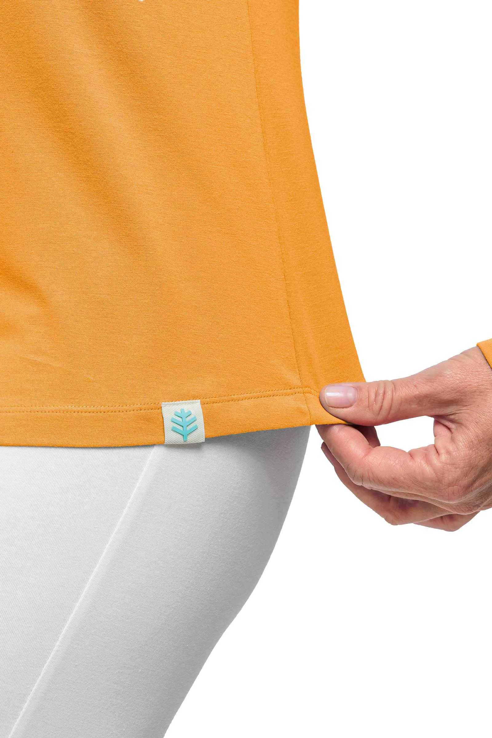 Women's Morada Everyday Long Sleeve V-Neck T-Shirt | Light Blue Heather