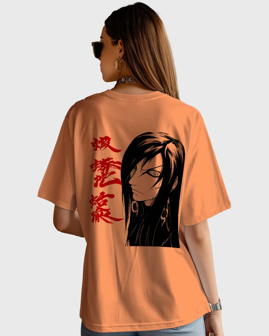 Womens Oversized TShirt Anime Naruto Orochimaru