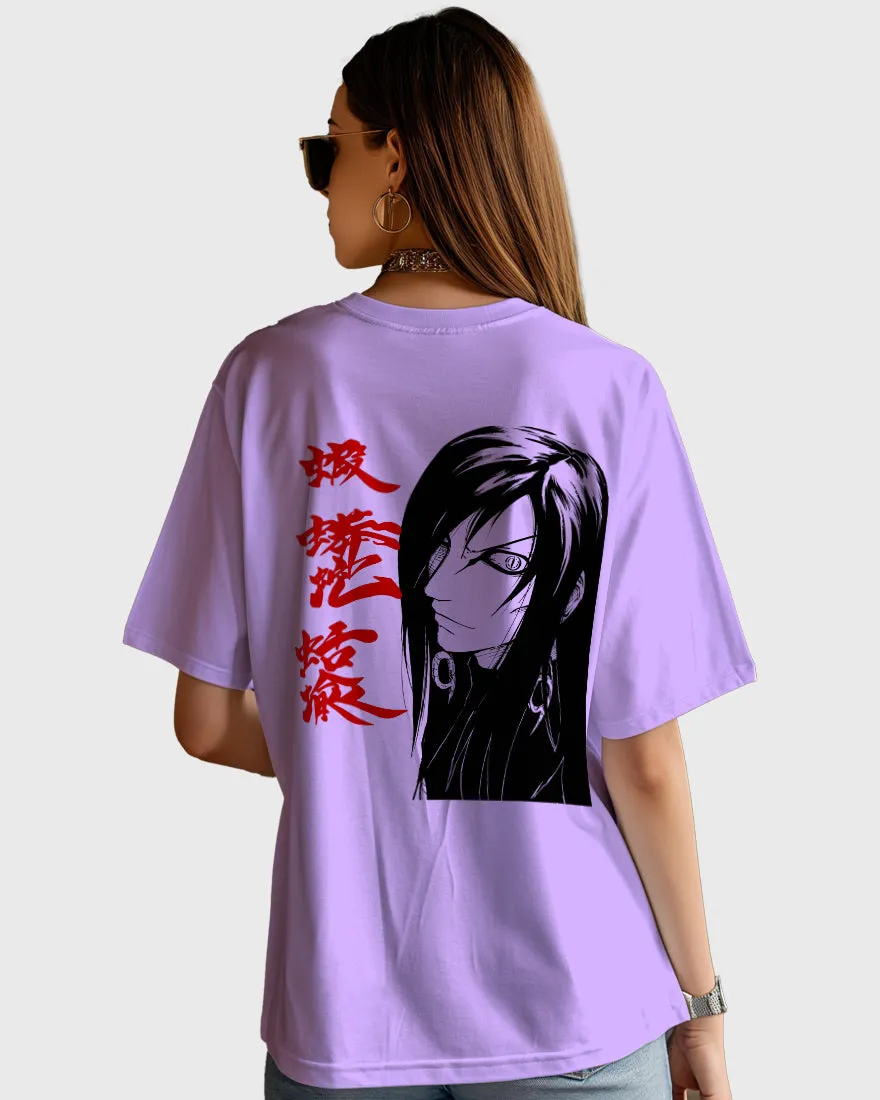 Womens Oversized TShirt Anime Naruto Orochimaru