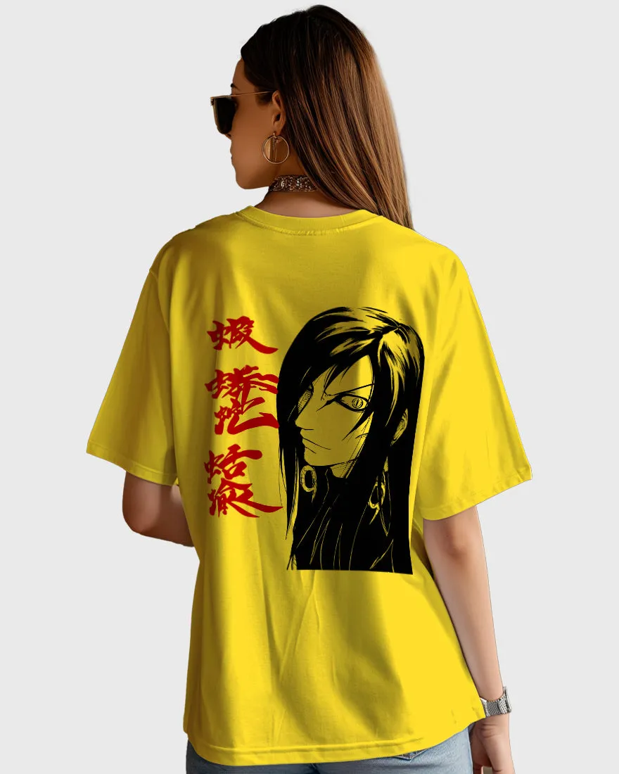 Womens Oversized TShirt Anime Naruto Orochimaru