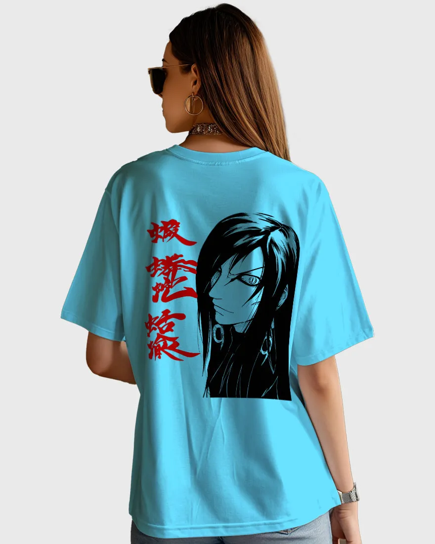 Womens Oversized TShirt Anime Naruto Orochimaru