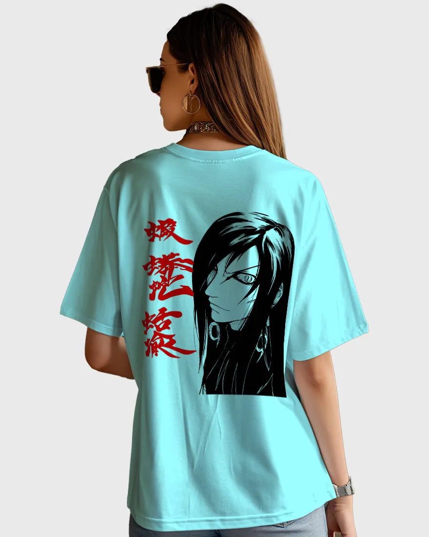 Womens Oversized TShirt Anime Naruto Orochimaru