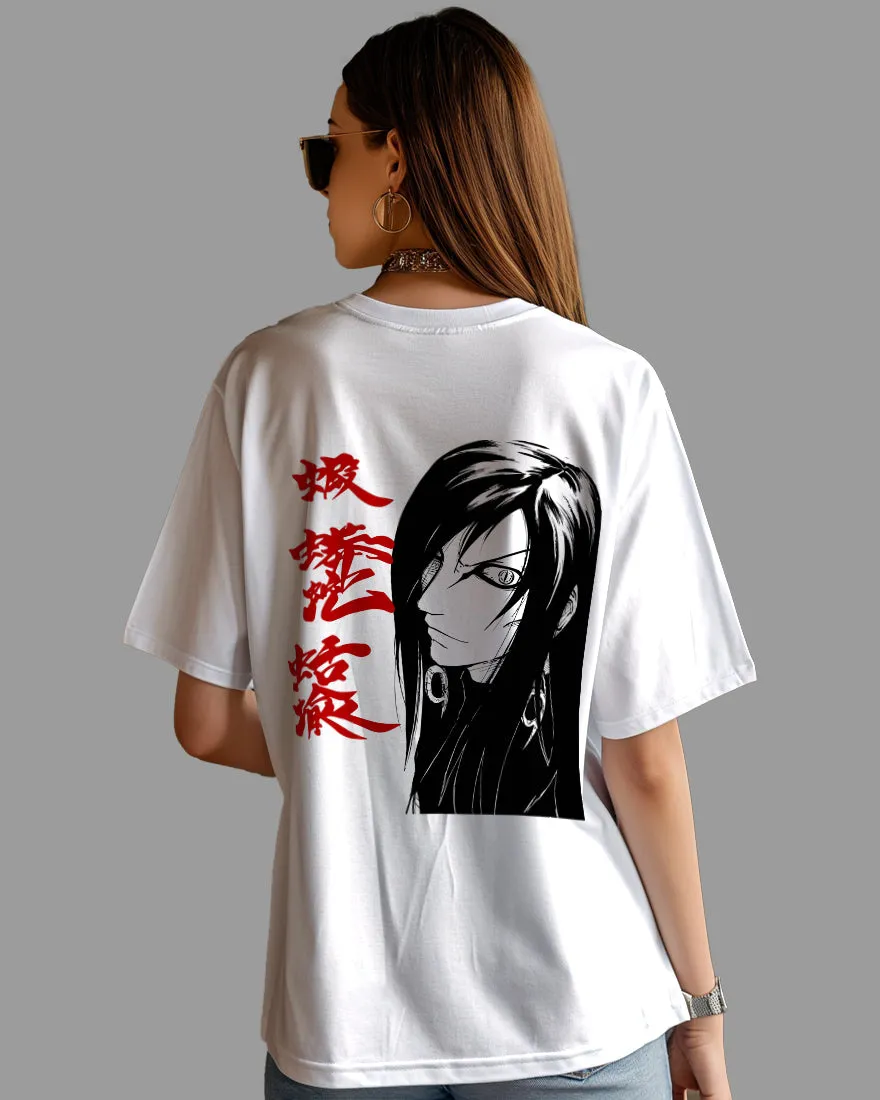 Womens Oversized TShirt Anime Naruto Orochimaru