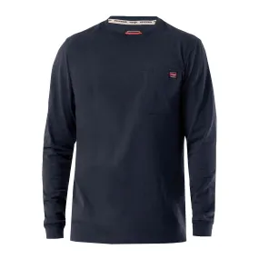 Wrangler - Workwear Men's Long Sleeve Pen Pocket Crew