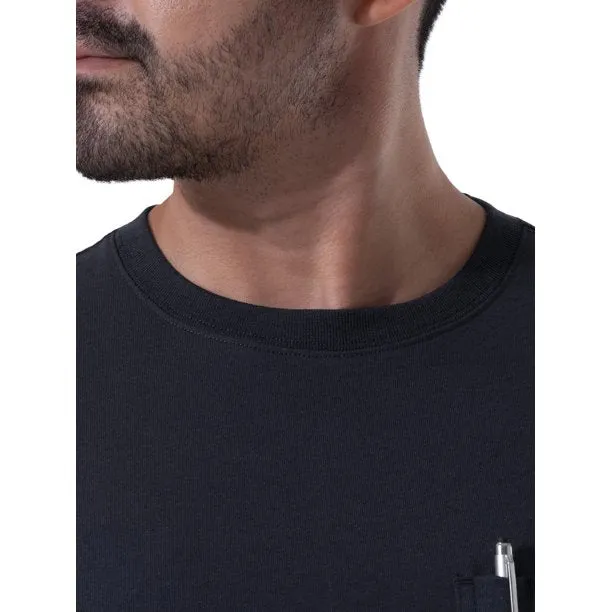 Wrangler - Workwear Men's Long Sleeve Pen Pocket Crew